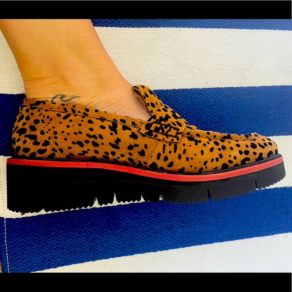 Rag & Bone Vibram New Platform loafer. Cheetah 8